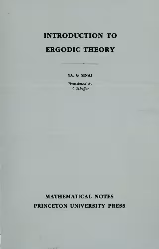 خرید و دانلود نسخه کامل کتاب Introduction to Ergodic Theory