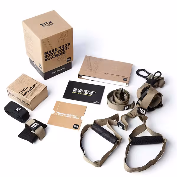 بند تی ار ایکس بدنسازی TRX فورس تاکتیکال | سبز |  لیبل قرمز اصلی