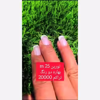چمن مصنوعی تورین بهاره 25میل تراکم 20000 دو رنگ (پس کرایه)
