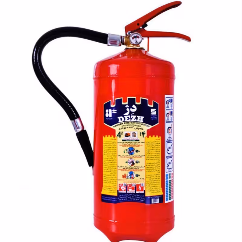 کپسول آتش نشانی دژ مدل پودر و گاز وزن 4 کیلو گرم | کالا مکس