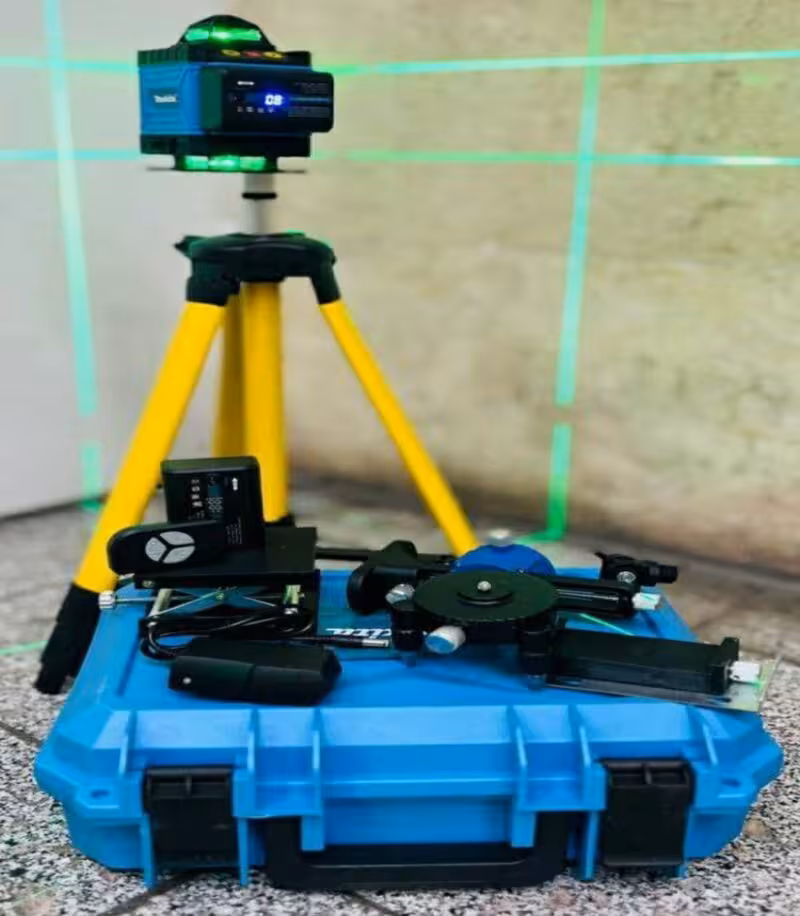 تراز لیزری طرح ماکیتا نور سبز شارژی ریموت دار