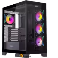 کیس کامپیوتر اوست مدل GT AQ16 MB ARGB Mid Tower مشکی
