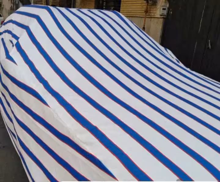 چادر ماشین برزنتی نخی ضخیم مقاوم به آفتاب سراتو وارداتی