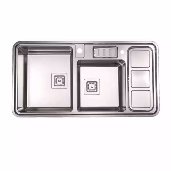 سينک ظرفشویی توکار 853 استیل البرز لگن راست