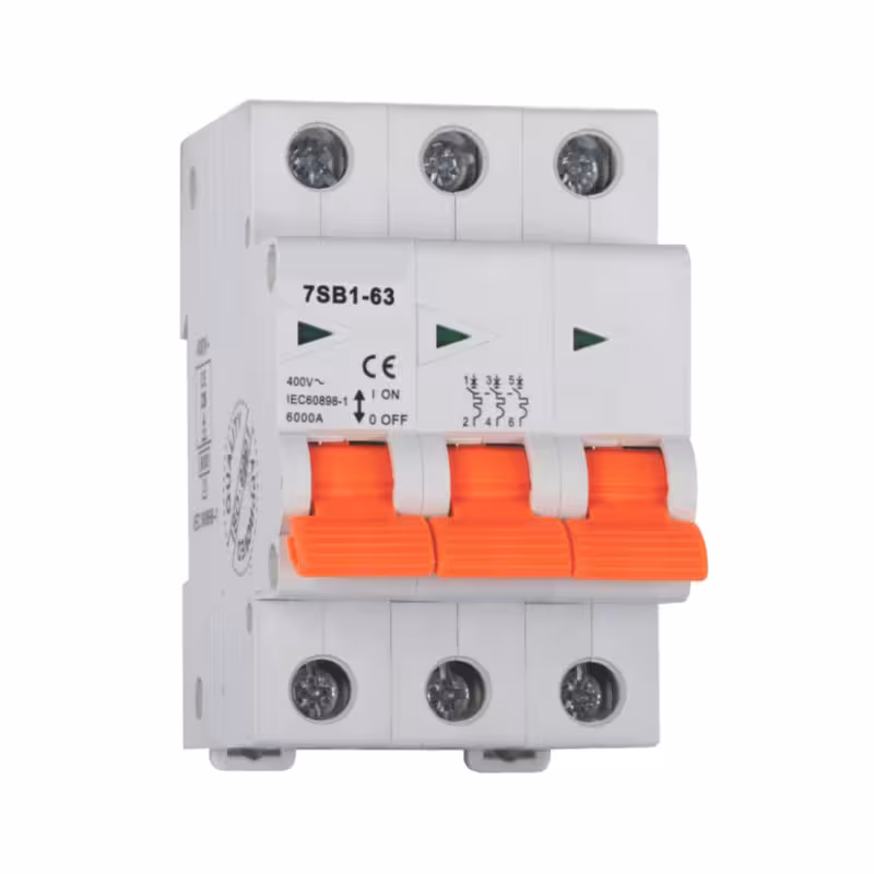 فیوز مینیاتوری سه فاز 6 آمپر مدل C6