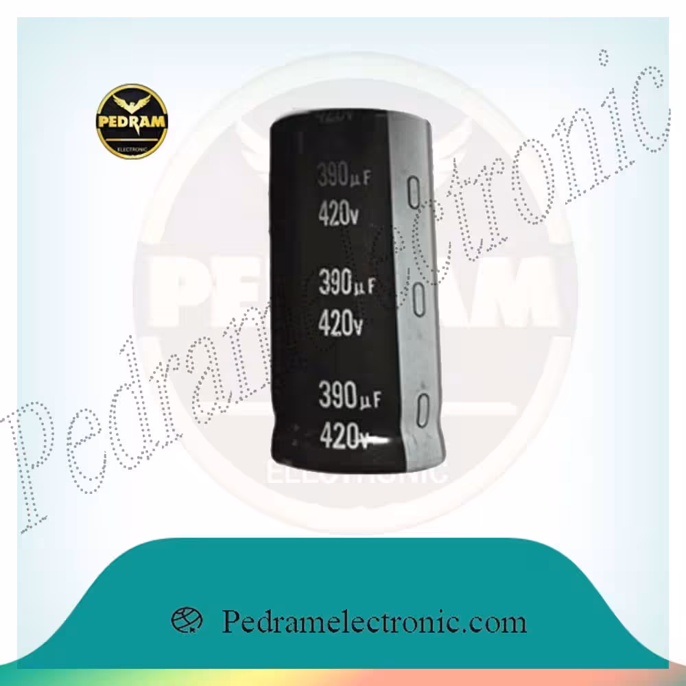 خازن 390MF 420V