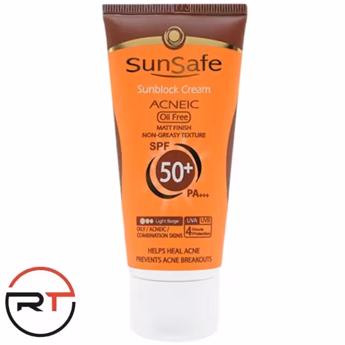 ضد آفتاب بژ طبیعی SPF50 فاقد چربی سان سیف