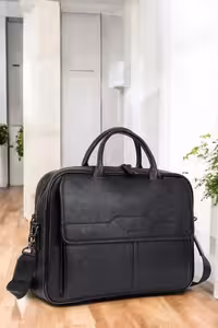 کیف لپ‌تاپ و مدارک زنانه و مردانه مدل لوکس چرم طبیعی سایز 14 و 15.6 اینچ - 9696