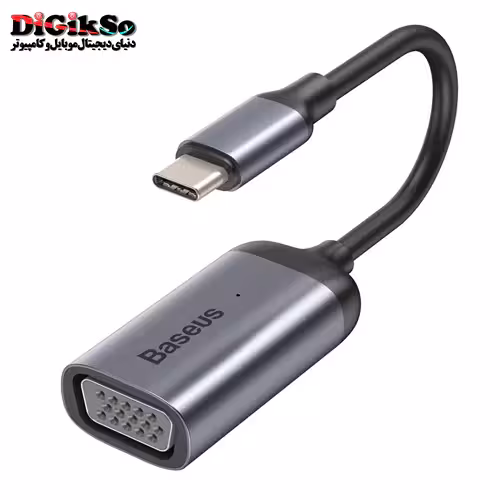 مبدل Type-C به VGA باسئوس مدل CAHUB-V0G