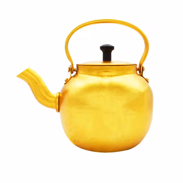 قوری روی مدل طلایی سایز 11 کد 53