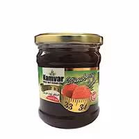 مربا توت فرنگی بدون قند کامور 290 گرمی