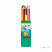 مدادرنگی12رنگ آبرنگی همراه با قلمو قوطی سه گوش طلقی فونزل کد685066/685068