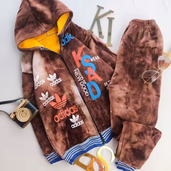 سویشرت شلواربچگانه مخمل،دخترانه،پسرانه،دخترونه،سوییشرت،سوئیشرت،هودی،ژاکت،ست،پاییزه،زمستانه،بچه گانه،لباس،کودک،پوشاک