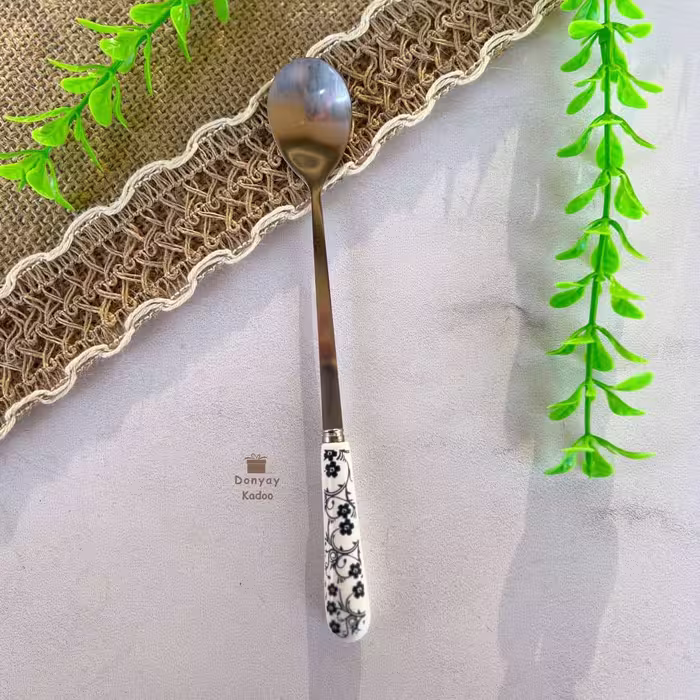 قاشق شربت گل آبی