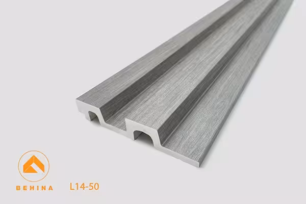 ترمووال بهینا |2شیار| عرض 12 سانت | شاخه 3 متری | رنگ طوسی طرح چوب L14-50