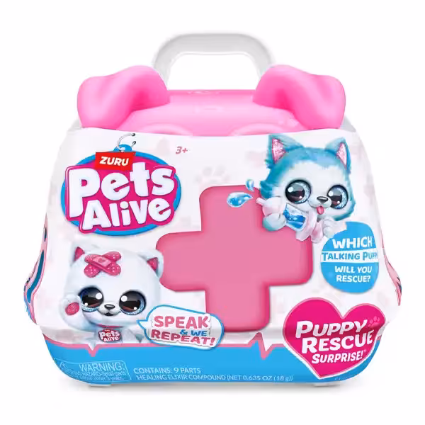 عروسک سوپرایزی Pets Alive مدل Puppy Rescue