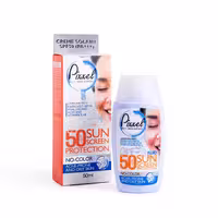 کرم ضد آفتاب بی‌رنگ SPF50 برند پیکسل مناسب پوست چرب