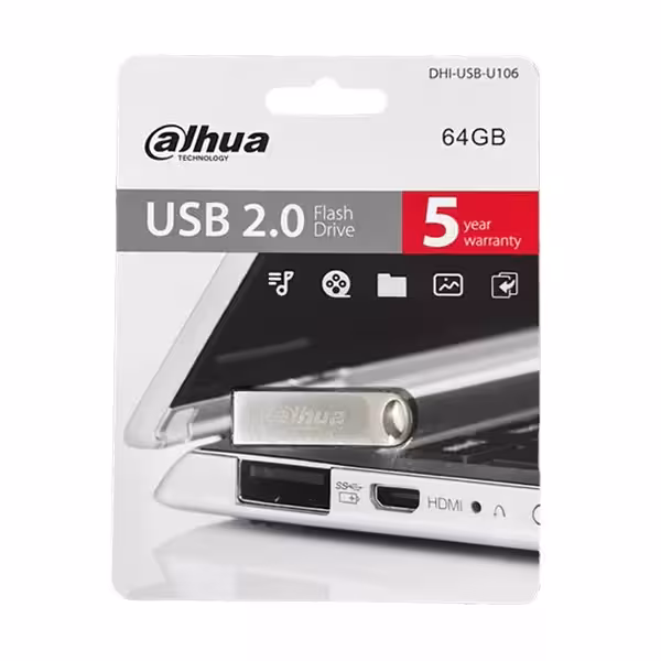 فلش مموری داهوا مدل USB-U106 ظرفیت 64 گیگابایت