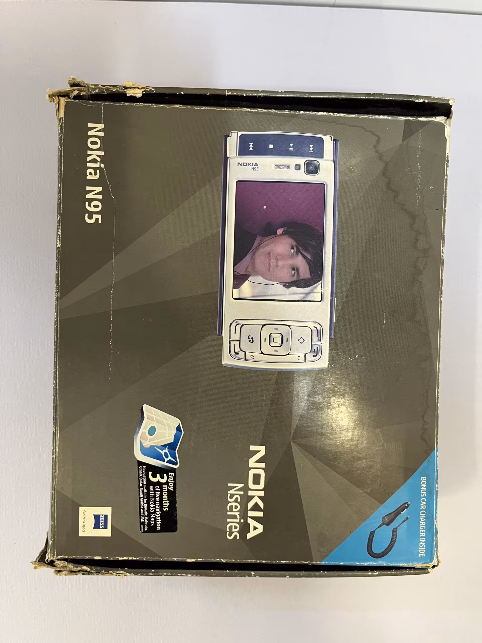 کارتن گوشی نوکیا NOKIA N95 جنس فابریک و پک اصلی &#8220;اصالت کالا&#8221;:&#8221;اورجینال&#8221;