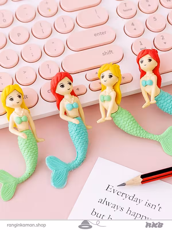 پاک کن پری دریایی Mermaid Eraser
