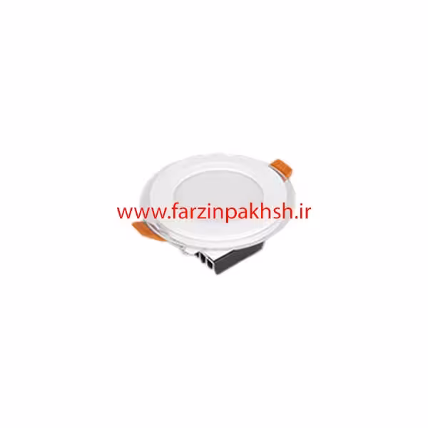 چراغ سقفی دورشیشه گلاریس 7 وات دایره پارس شعاع توس