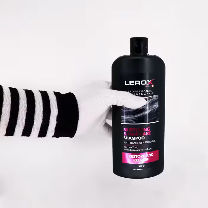 شامپو مو لروکس مدل رزماری و کلاژن وزن 550 گرم مجموعه 2 عددی