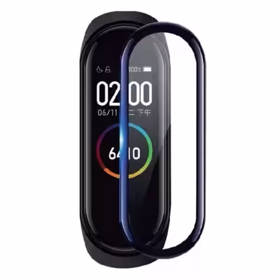 محافظ صفحه نمایش لاین مدل RT007 مناسب برای ساعت هوشمند شیایومی Mi Band 4 بسته دو عددی