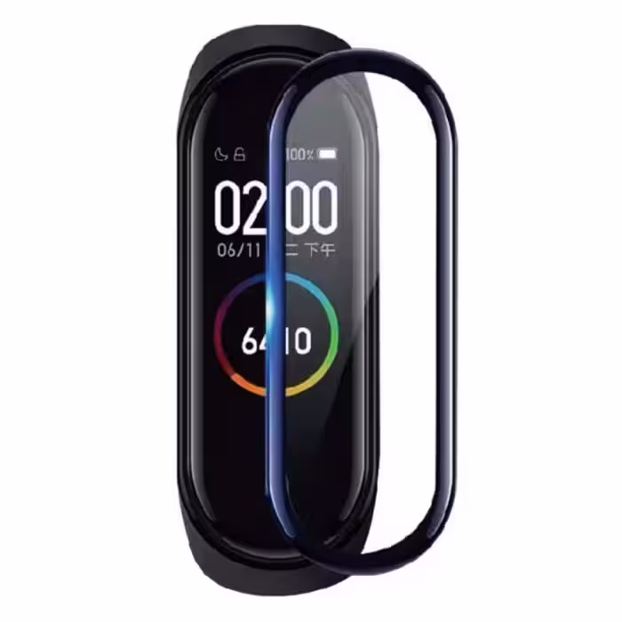 محافظ صفحه نمایش لاین مدل RT007 مناسب برای ساعت هوشمند شیایومی Mi Band 4 بسته دو عددی
