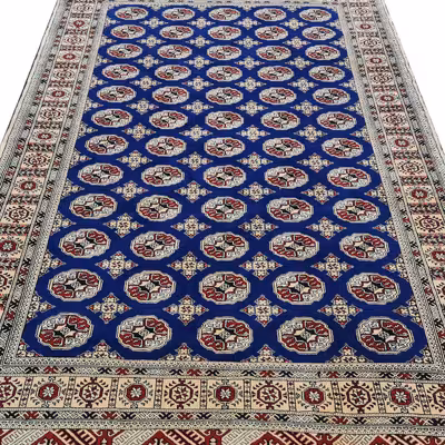 فرش دستبافت شش متری مدل ترکمن کد 1210