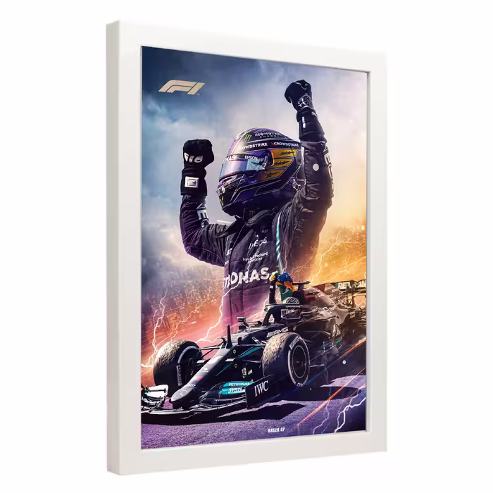 تابلو مدل فرمول یک لوئیس همیلتون F1 Hamilton کد LA-F1G1002