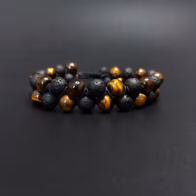 دستبند ناماسته  مدل چشم ببر آتشفشان 56