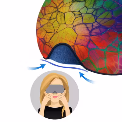 چشم بند خواب مدل Abstract18