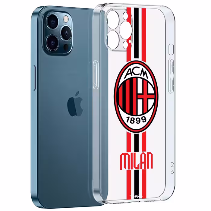 کاور طرح A.C Milan مناسب برای گوشی موبایل اپل iPhone 12 Pro 