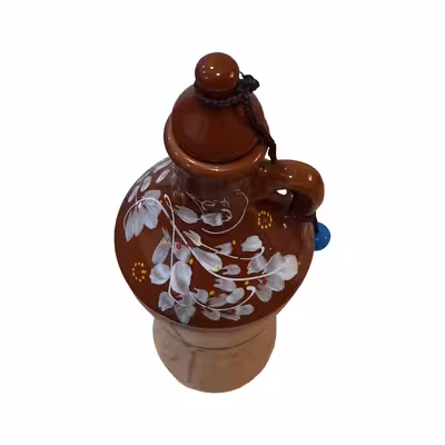 کوزه سفالی مدل کمر باریک