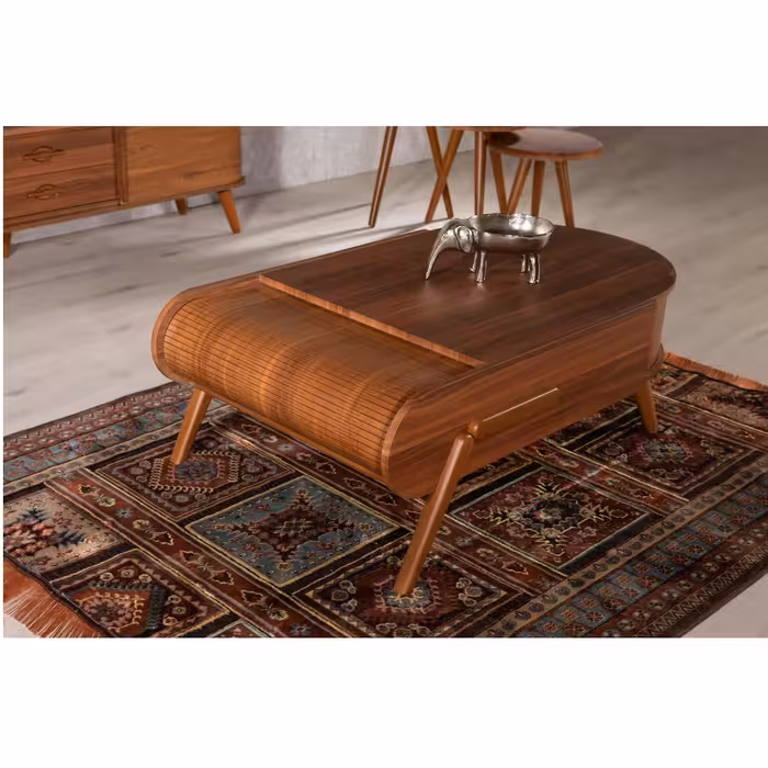 میز پذیرایی ررویال.سی.او مدل 91 مجموعه 4 عددی به همراه میز تلویزیون