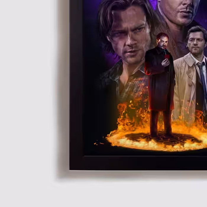 تابلو مدل سریال سوپرنچرال supernatural B396