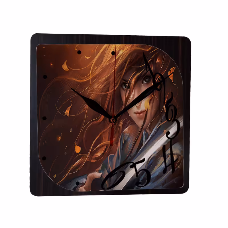 ساعت دیواری طرح انیمه شیطان کش کد td1