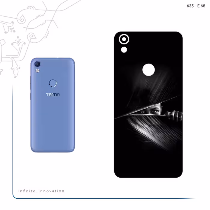 برچسب پوششی ماهوت مدل Black Portrait مناسب برای گوشی موبایل تکنو Camon CM