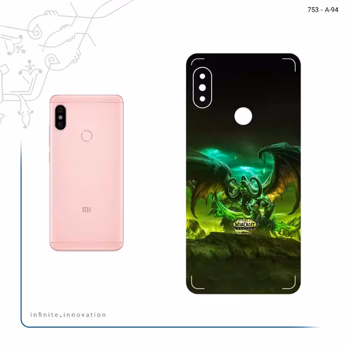 برچسب پوششی ماهوت مدل Warcraft Game Series مناسب برای گوشی موبایل شیائومی Redmi Note 5 Pro