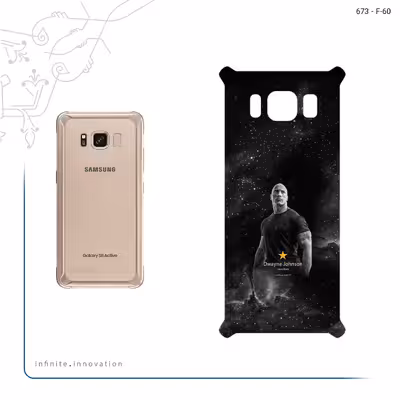 برچسب پوششی ماهوت مدل Dwayne Johnson مناسب برای گوشی موبایل سامسونگ Galaxy S8 Active