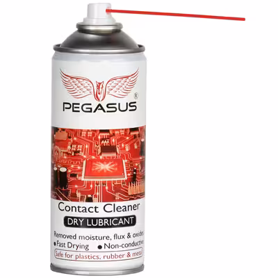 اسپری کنتاکت شور و تمیزکننده خشک پگاسوس مدل Lubricant حجم 450 میلی‌لیتر