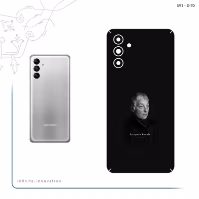 برچسب پوششی ماهوت مدل Portrait of a European Woman مناسب برای گوشی موبایل سامسونگ Galaxy A04s