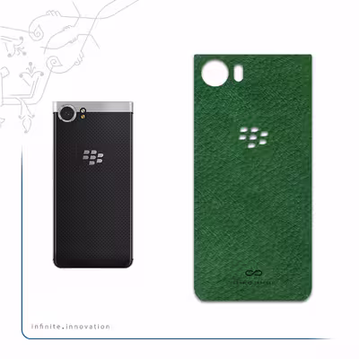 برچسب پوششی ماهوت مدل Green-Leather مناسب برای گوشی موبایل بلک بری KEYONE