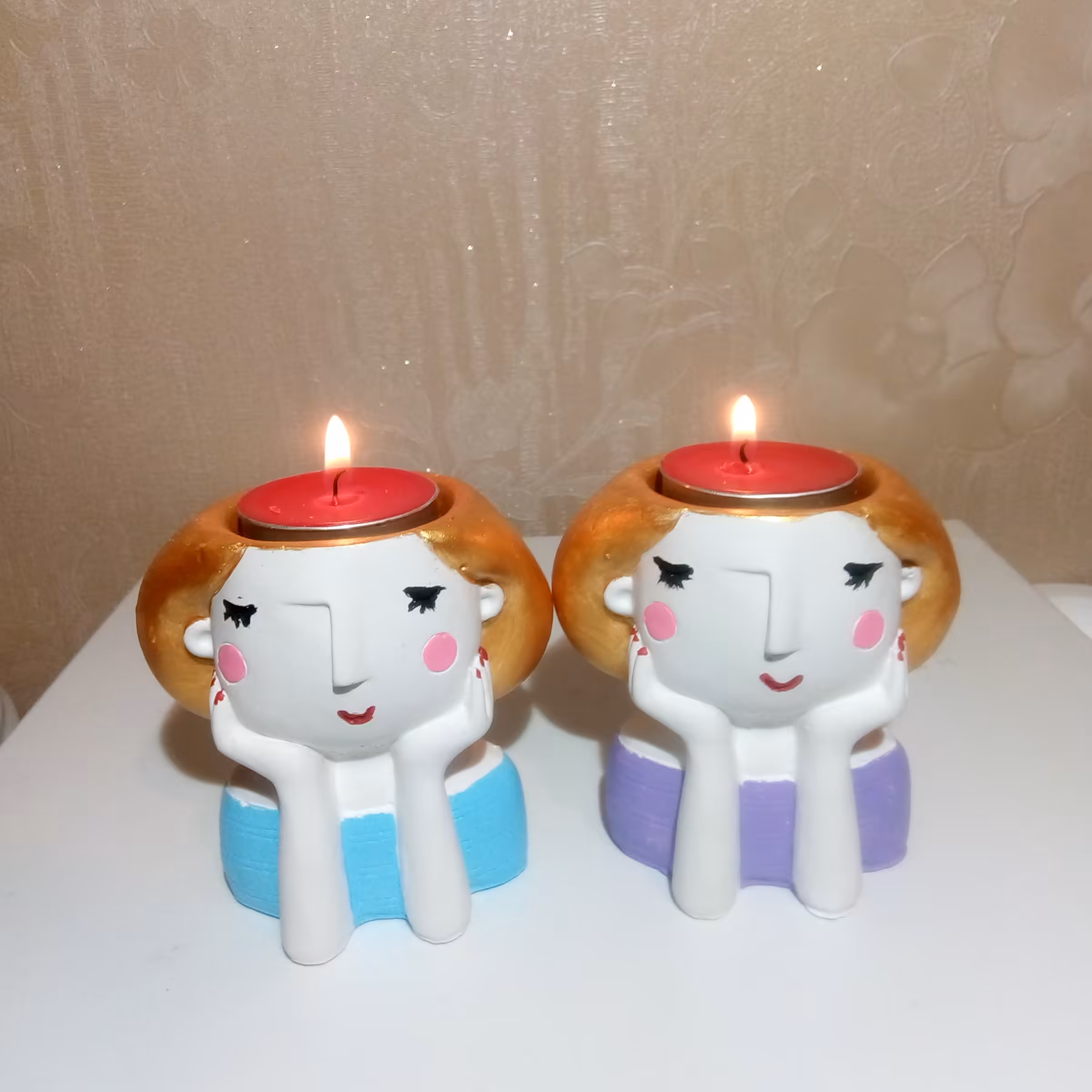 جاشمعی مدل دختر کد 55 بسته دو عددی