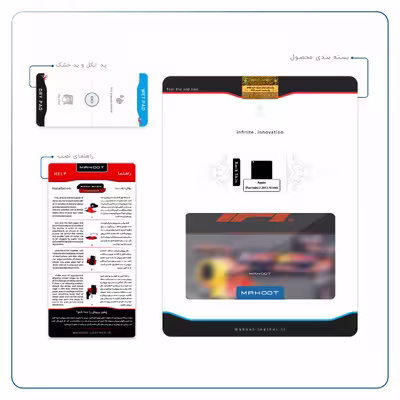 برچسب پوششی ماهوت مدل Formula One مناسب برای تبلت اپل iPad mini 2 2013 A1490