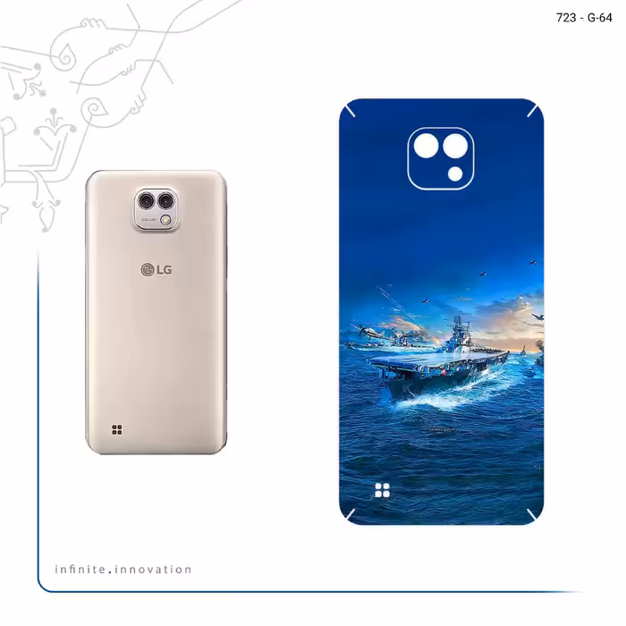 برچسب پوششی ماهوت مدل Warship مناسب برای گوشی موبایل ال جی X Cam