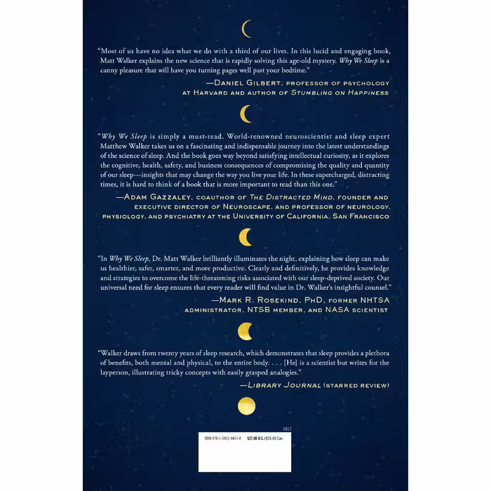 کتاب Why We Sleep اثر Matthew Walker PhD انتشارات Scribner