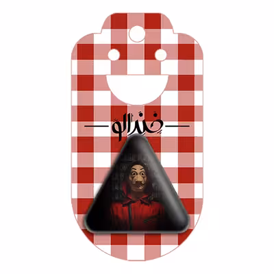 پیکسل خندالو طرح سریال Money Heist مدل مثلثی کد 3235