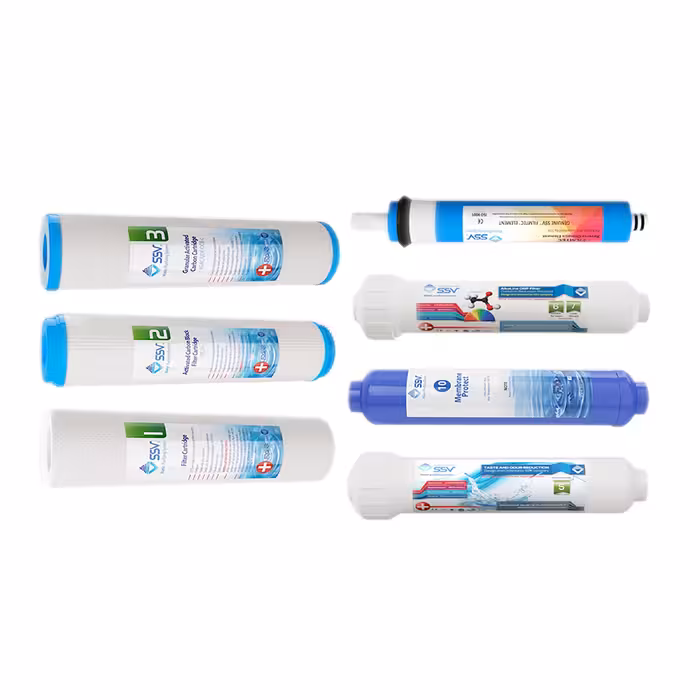 فیلتر دستگاه تصفیه آب اس اس وی مدل H720 بسته 7 عددی