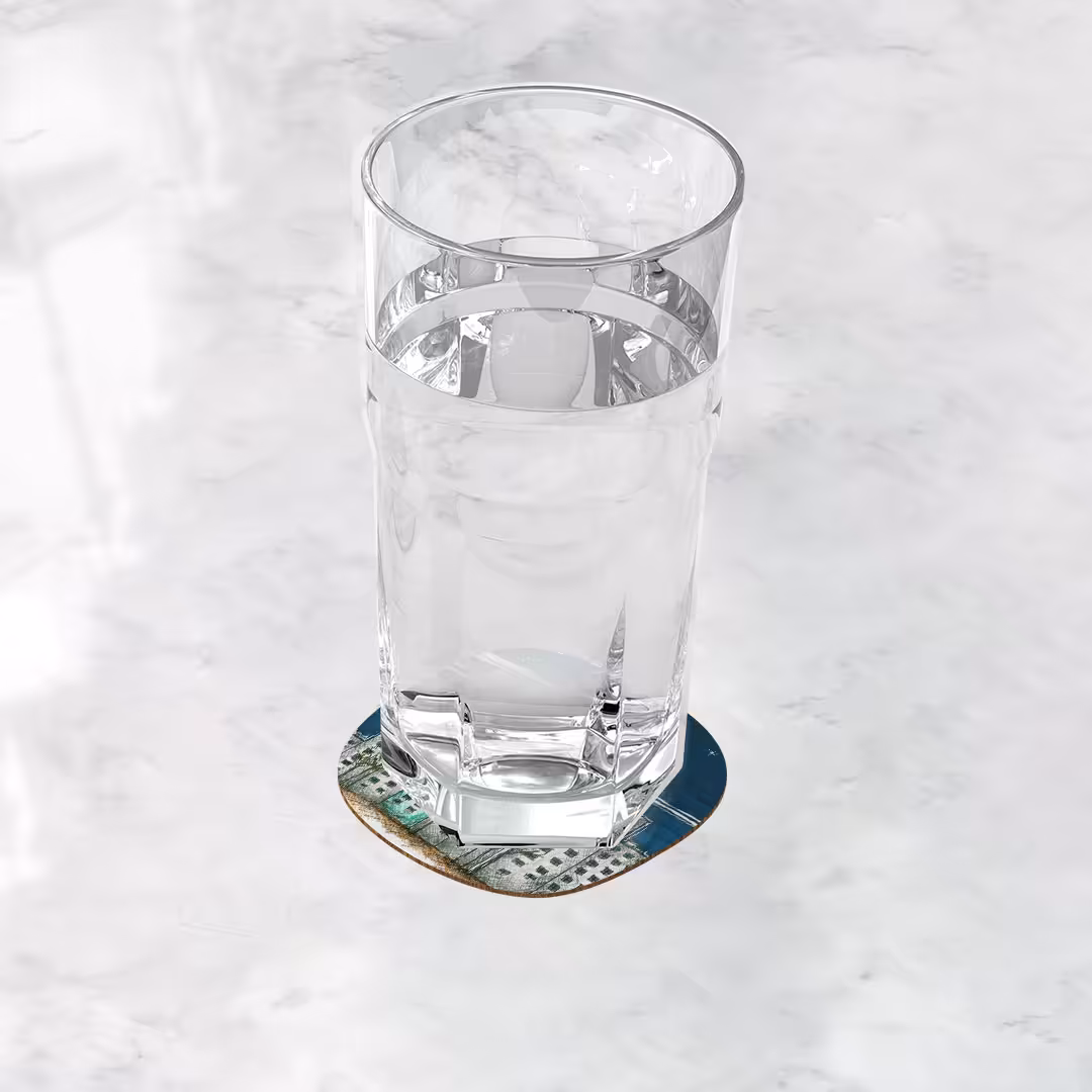 زیر لیوانی ترمه طراحان ایده مدل اتاق کوچک من کد trm091 